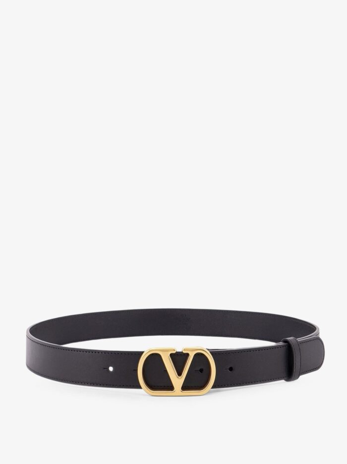 Valentino Garavani Vlogo Leather Belt