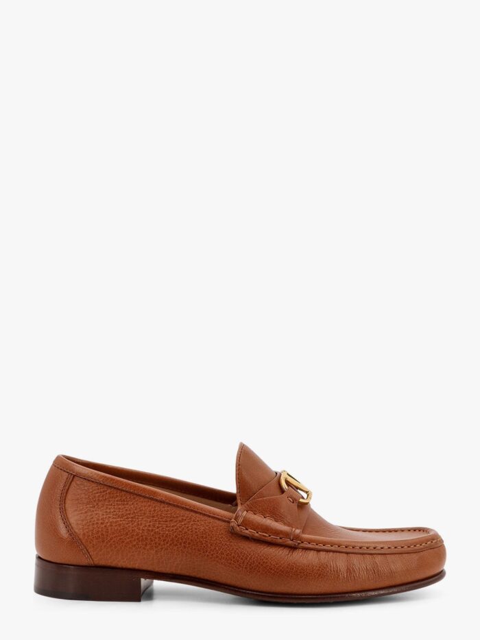 Valentino Garavani Vlogo Leather Loafer