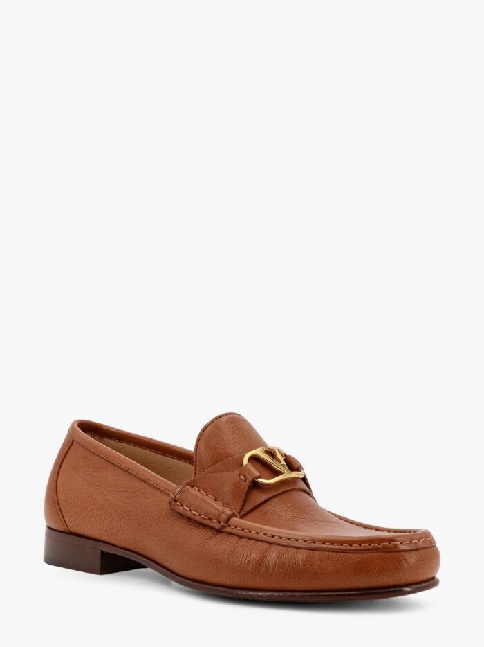 Valentino Garavani Vlogo Leather Loafer