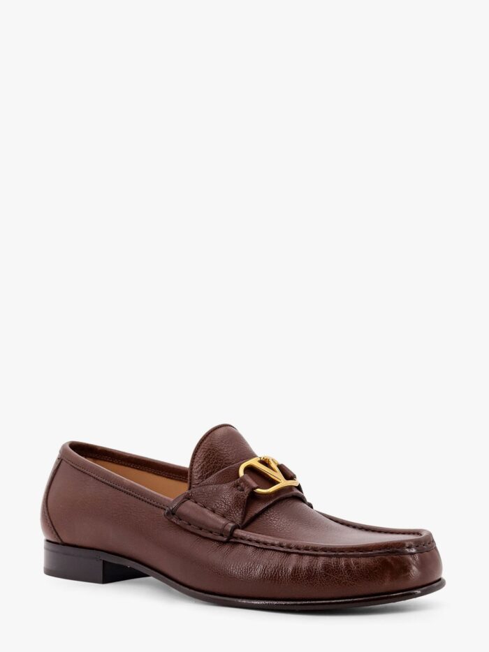 Valentino Garavani Vlogo Leather Loafer