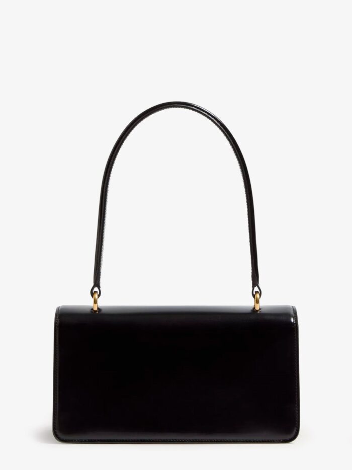 Valentino Garavani Vlogo Leather Shoulder Bag