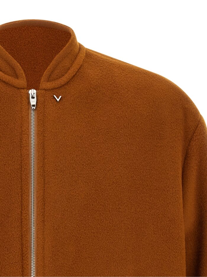 Valentino Garavani 'VLogo' Orange Bomber Jacket