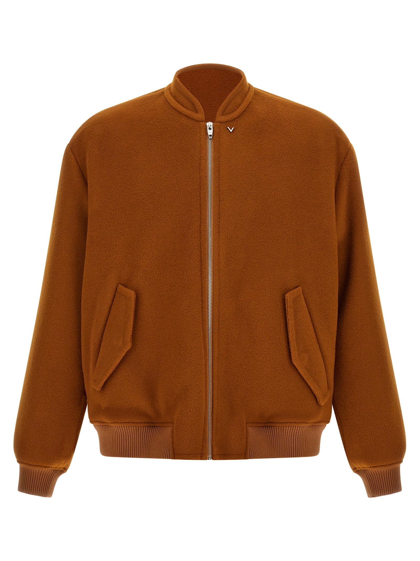 Valentino Garavani 'VLogo' Orange Bomber Jacket