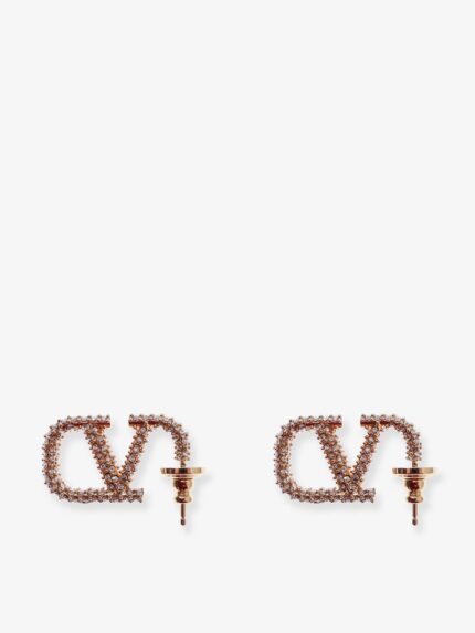Valentino Garavani VLogo Signature Earrings With Swarovski® Crystals