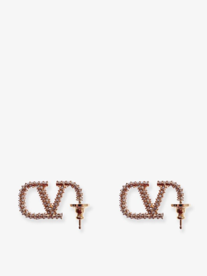 Valentino Garavani VLogo Signature Earrings With Swarovski® Crystals