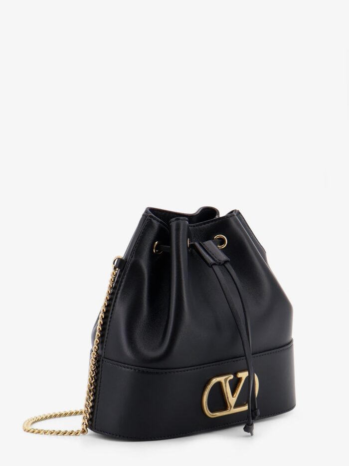 Valentino Garavani VLogo Signature Leather Bucket Bag