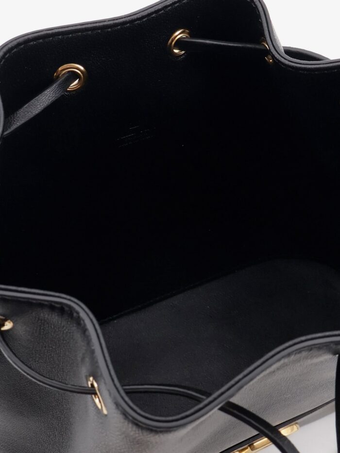 Valentino Garavani VLogo Signature Leather Bucket Bag