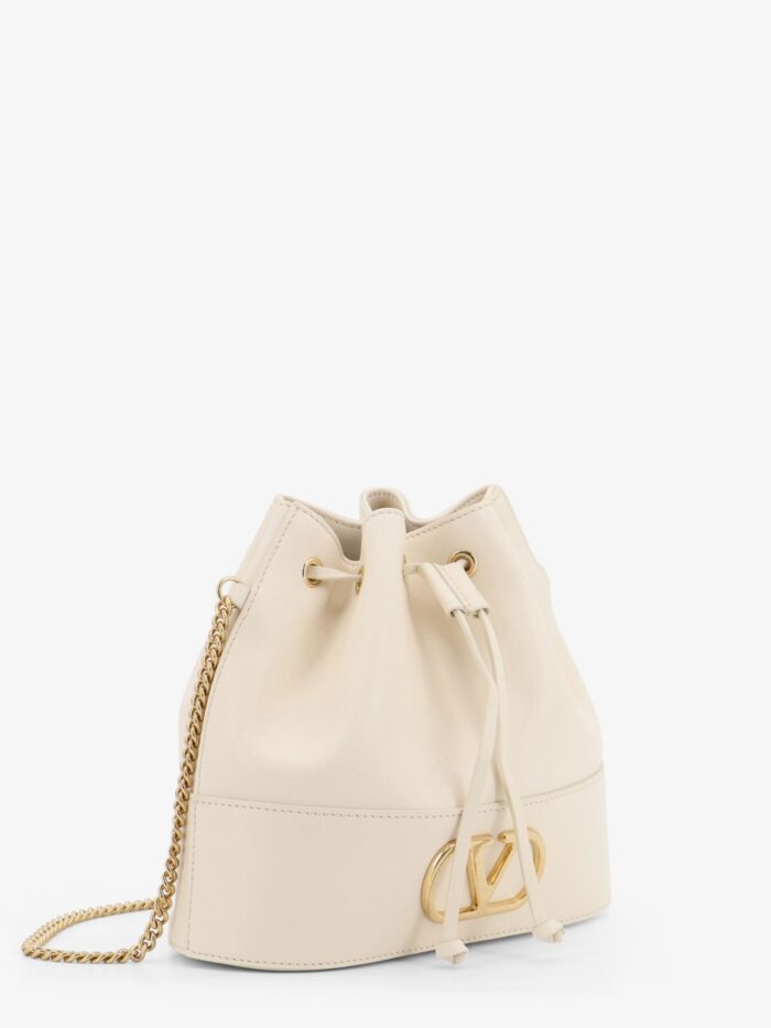 Valentino Garavani VLogo Signature Leather Bucket Bag