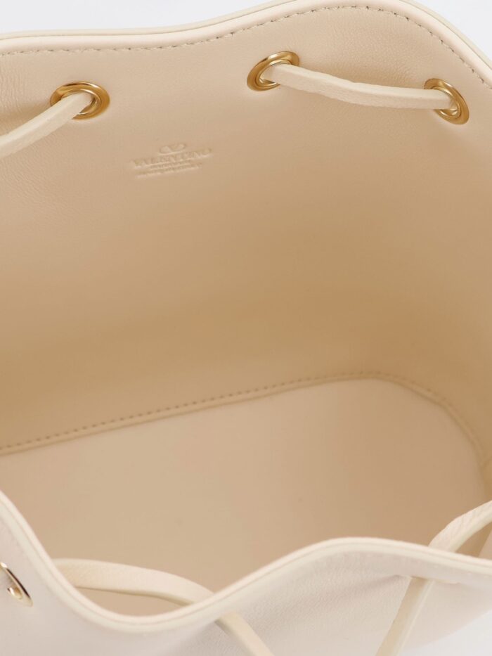 Valentino Garavani VLogo Signature Leather Bucket Bag