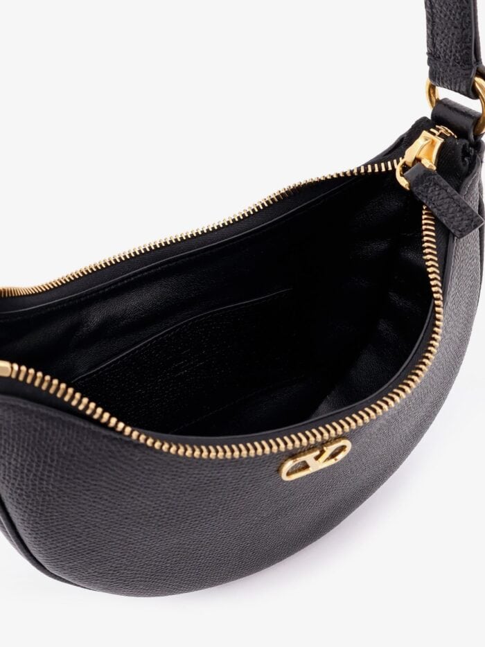 Valentino Garavani Vlogo Signature Leather Shoulder Bag