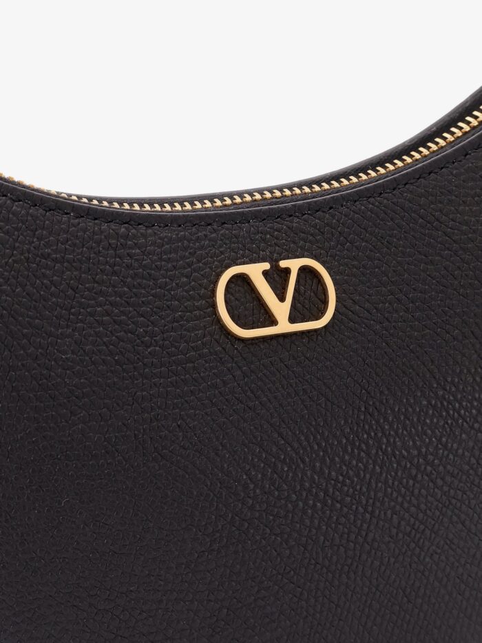 Valentino Garavani Vlogo Signature Leather Shoulder Bag