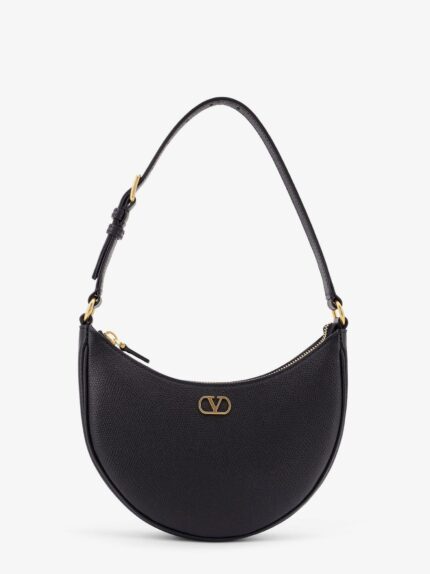 Valentino Garavani Vlogo Signature Leather Shoulder Bag
