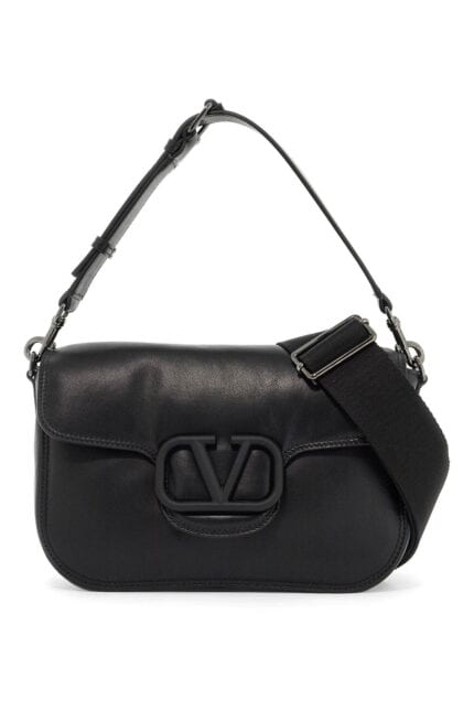 VALENTINO GARAVANI Vlogo Signature Shoulder Bag In Nappa Leather