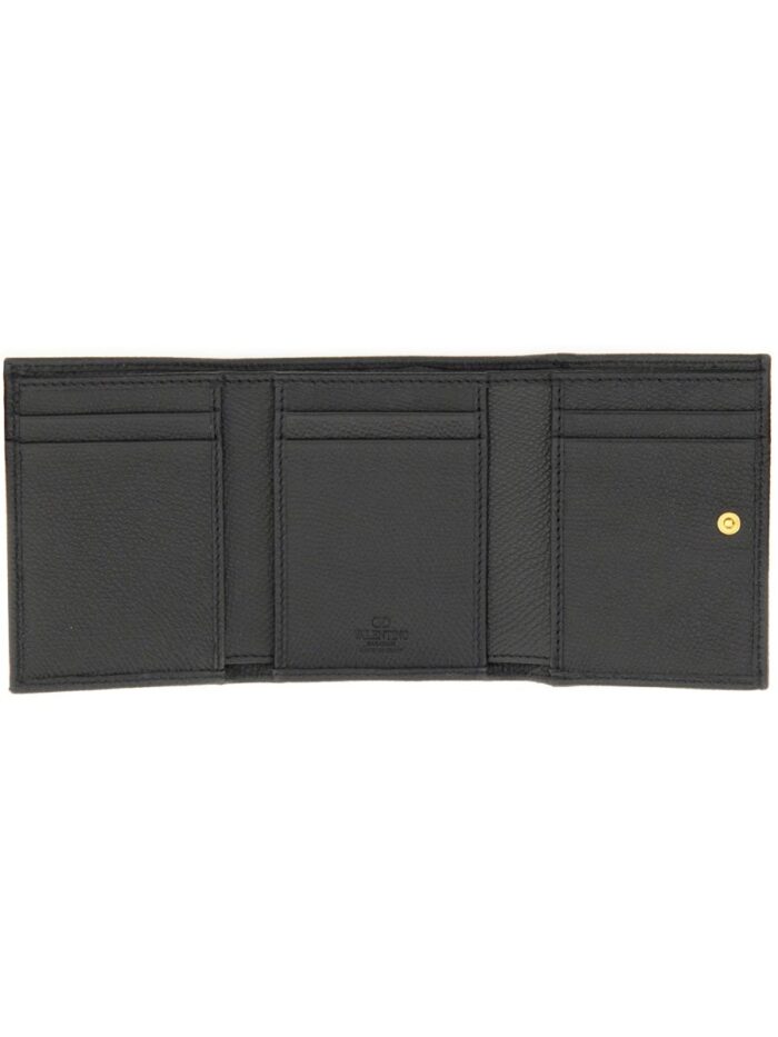 Valentino Garavani "VLOGO SIGNATURE" TRIFOLD WALLET