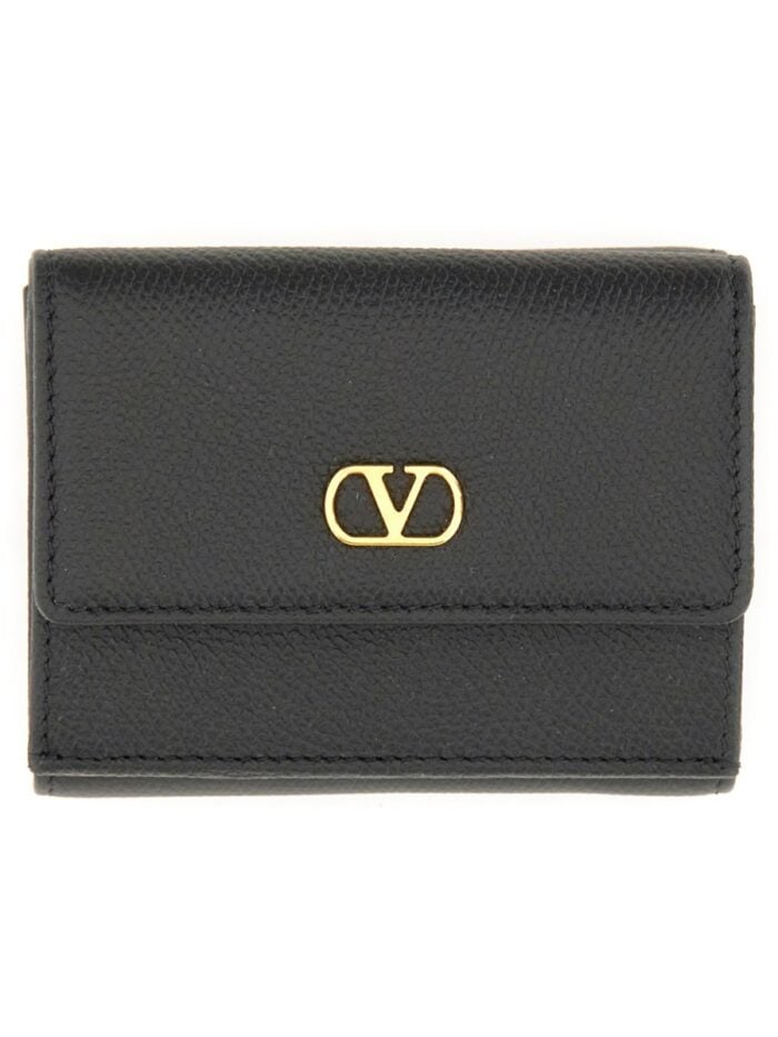 Valentino Garavani "VLOGO SIGNATURE" TRIFOLD WALLET