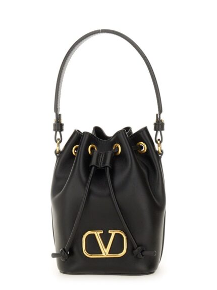 Valentino Garavani "VLOGO SINGATURE" MINI BUCKET BAG