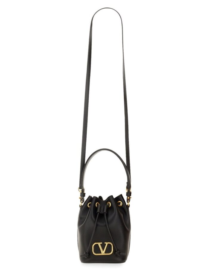Valentino Garavani "VLOGO SINGATURE" MINI BUCKET BAG
