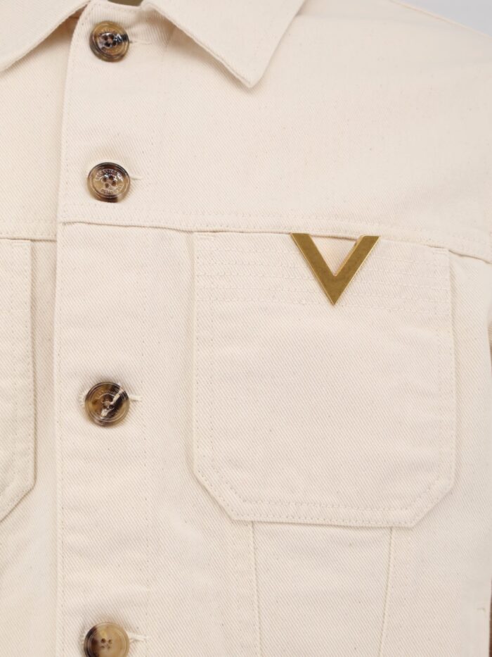 Valentino Garavani White Denim Jacket