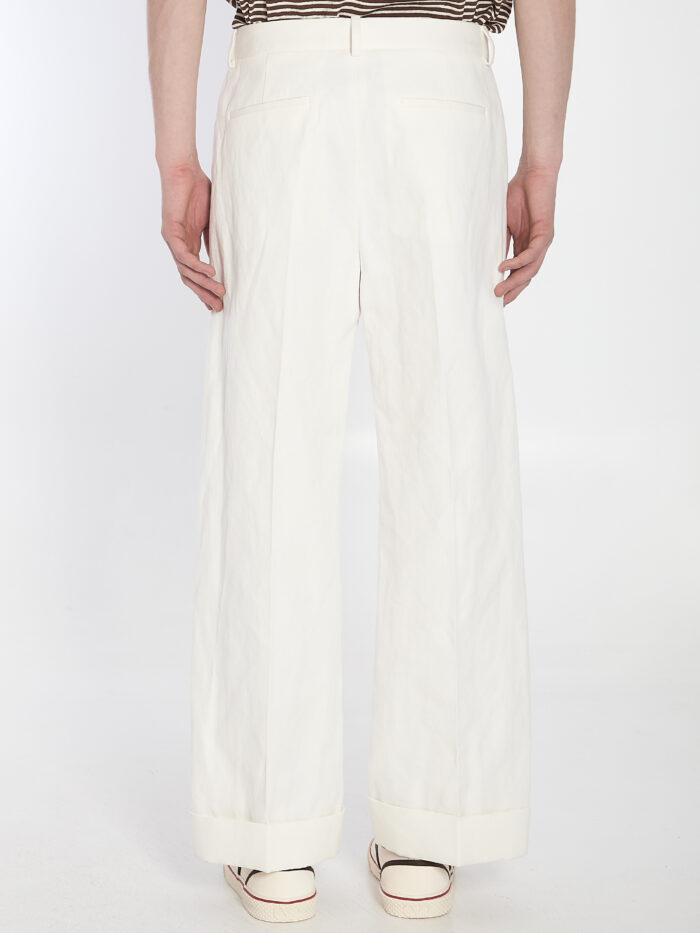 Valentino Garavani White trousers