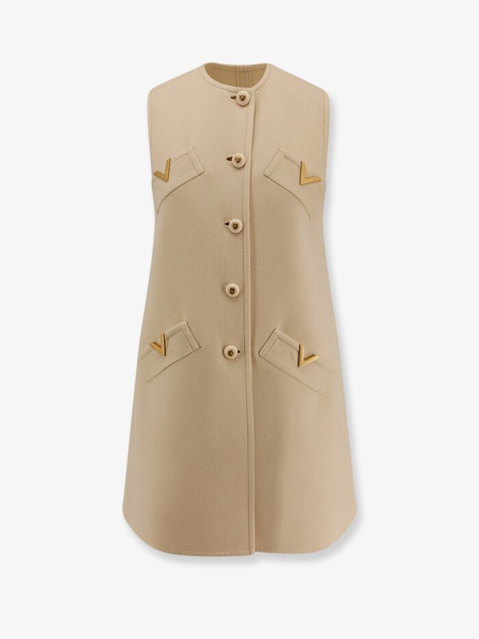 Valentino Garavani Wool And Cashmere Short Dress