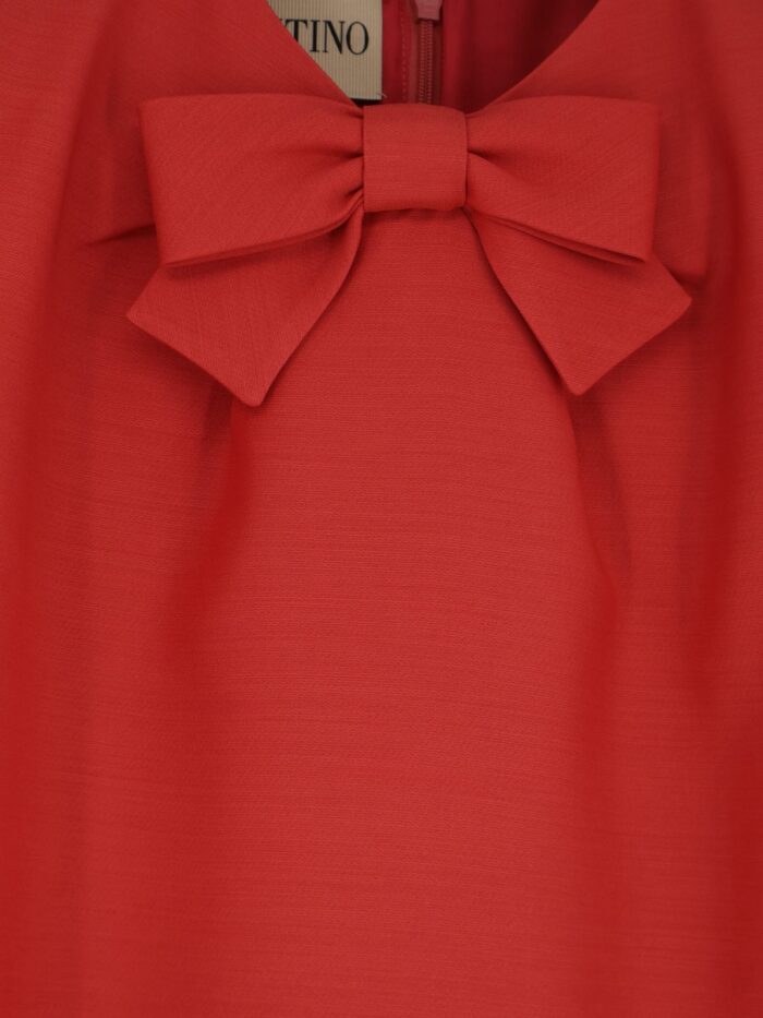 Valentino Garavani Wool And Silk Blend Short Dress