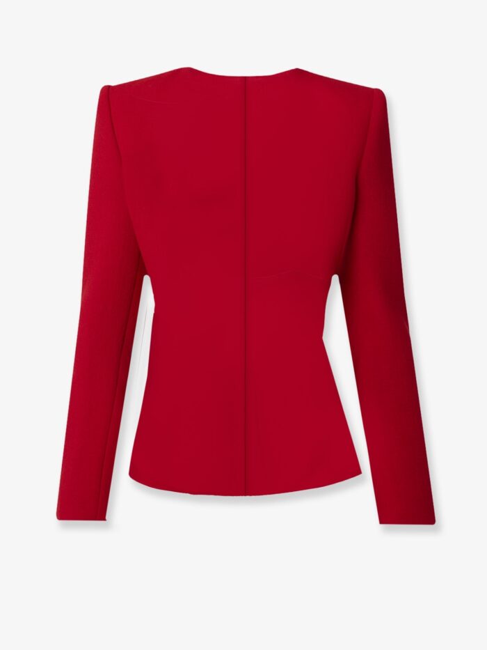 Valentino Garavani Wool Crepe Blazer With Bow