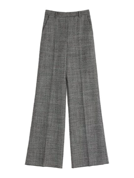 Valentino Garavani WOOL MOULINÉ PANTS
