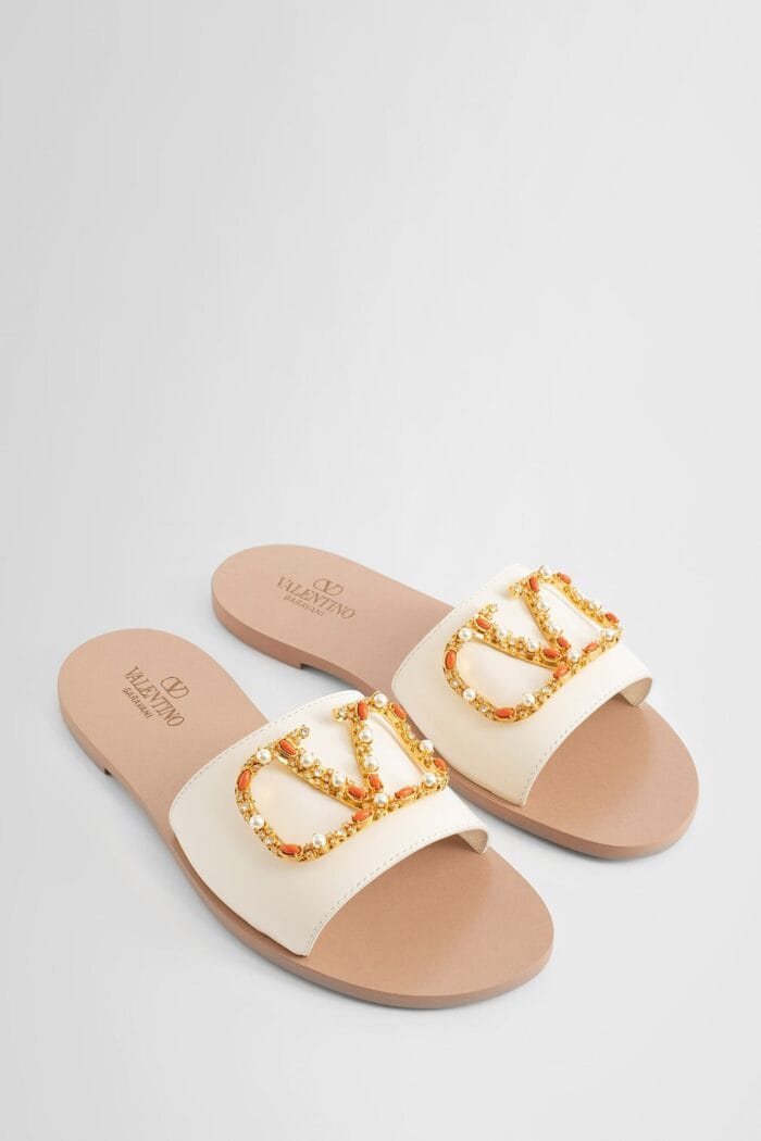 VALENTINO Jewel Vlogo Slippers