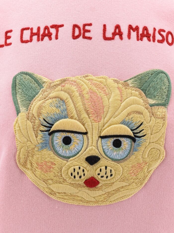 Valentino Le Chat De La Maison Cotton Sweatshirt