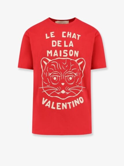 Valentino Le Chat De La Maison Cotton T-shirt