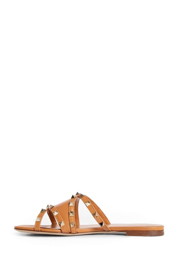 VALENTINO Leather Rockstud Sandals