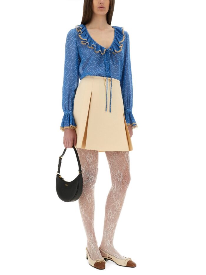 Valentino LIGHT GEORGETTE PRINT PLUSDEPOIS SHIRT
