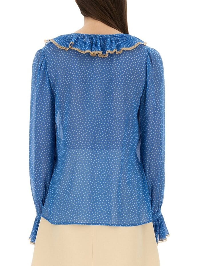 Valentino LIGHT GEORGETTE PRINT PLUSDEPOIS SHIRT
