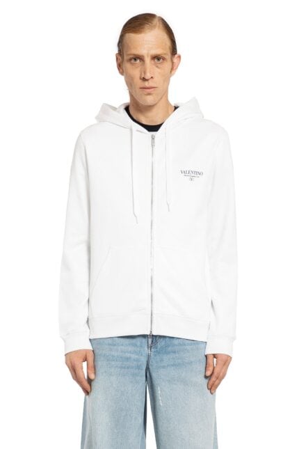 VALENTINO Logo Zip-up Hoodie