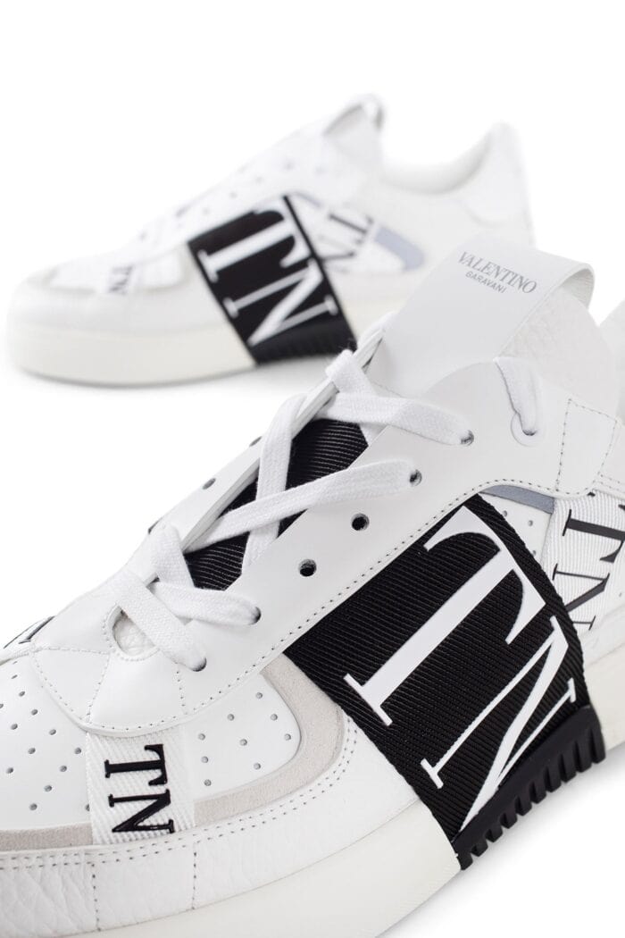 VALENTINO Low-top Calfskin Vl7n Sneakers With Band