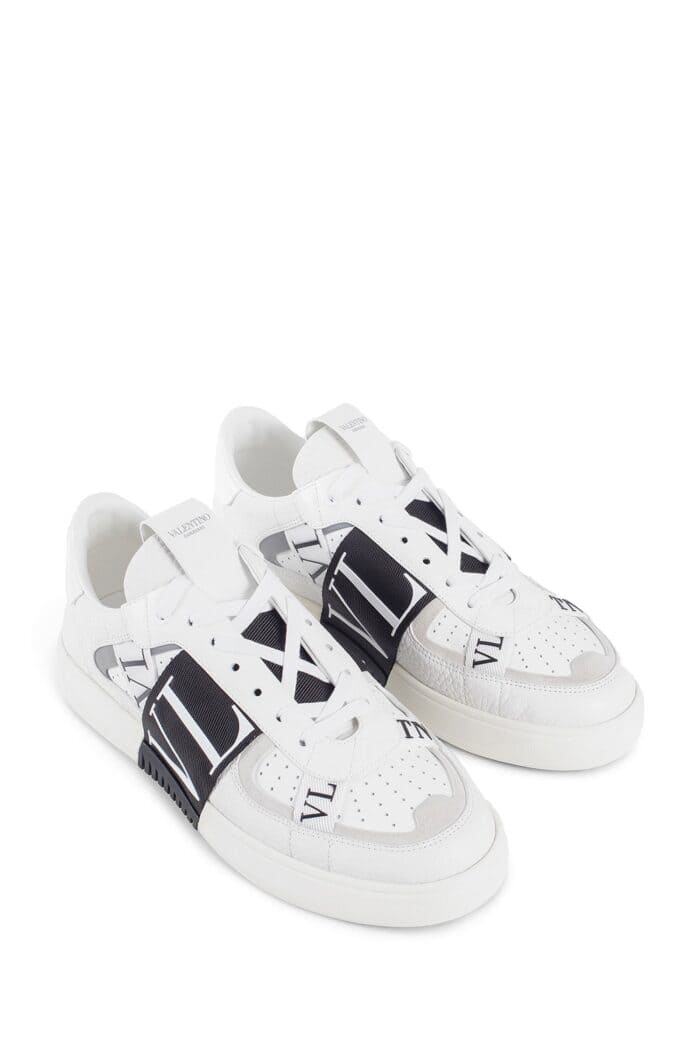 VALENTINO Low-top Calfskin Vl7n Sneakers With Band