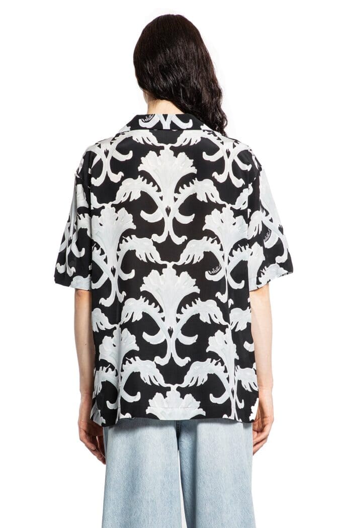 VALENTINO Metamorphos Wall Print Bowling Shirt