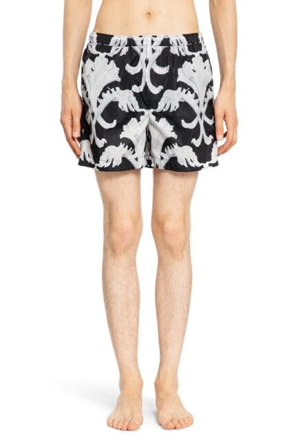 VALENTINO Metamorphos Wall Print Swim Shorts