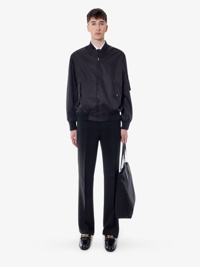 Valentino Nylon Jacket With Toile Iconographe Print
