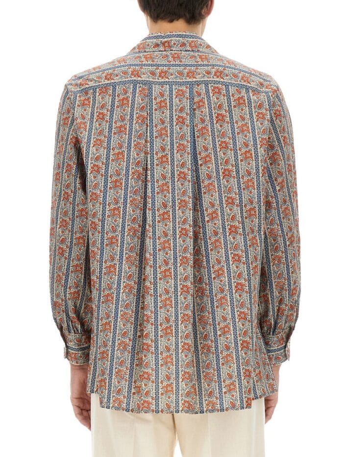 Valentino PAJAMA SHIRT WITH "VOYAGE IMAGINAIRE" PRINT