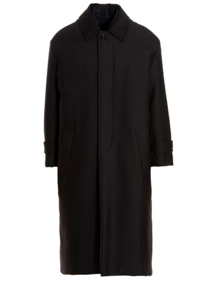 Valentino Garavani Valentino Pink PP Collection Reversible Long Coat