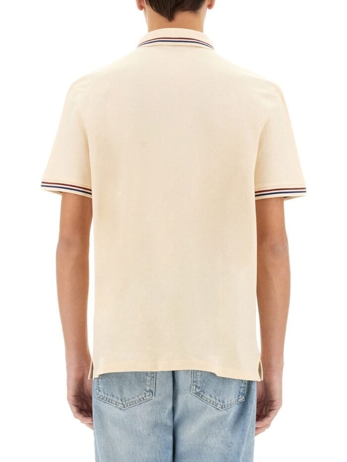 Valentino POLO SHIRT WITH VLOGO PATCH