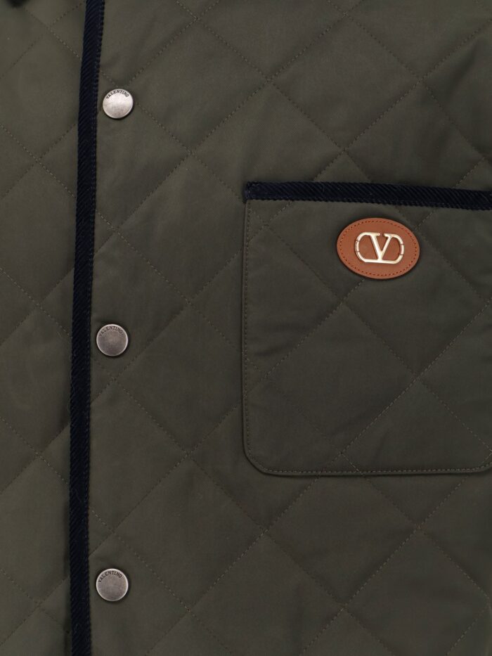 Valentino Quilted Jacket With VLogo Signature Patch