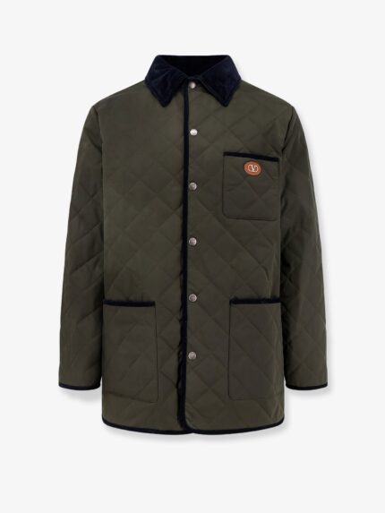 Valentino Quilted Jacket With VLogo Signature Patch