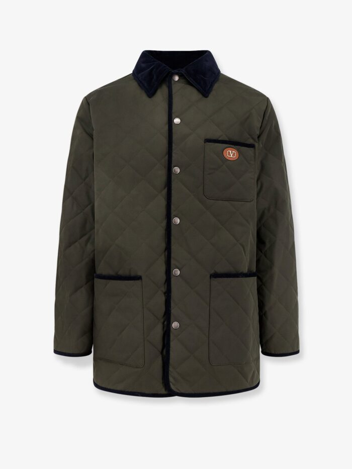 Valentino Quilted Jacket With VLogo Signature Patch