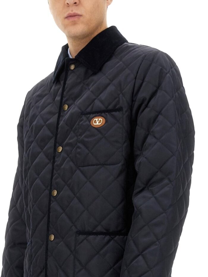 Valentino QUILTED NYLON SHIRT JACKET