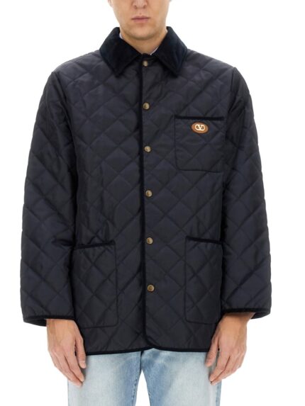 Valentino QUILTED NYLON SHIRT JACKET