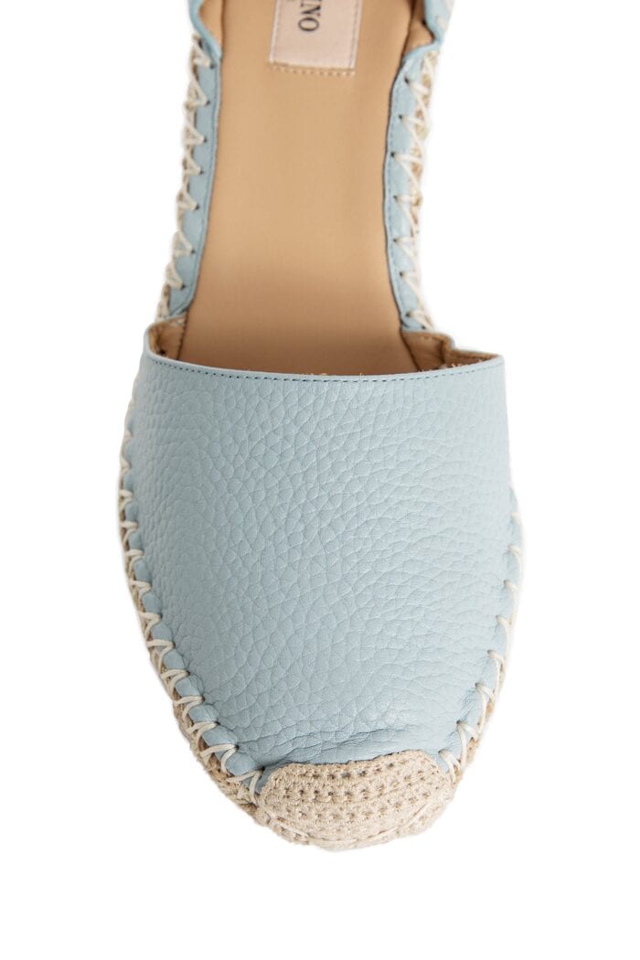 VALENTINO Rckstud Wedged Espadrilles