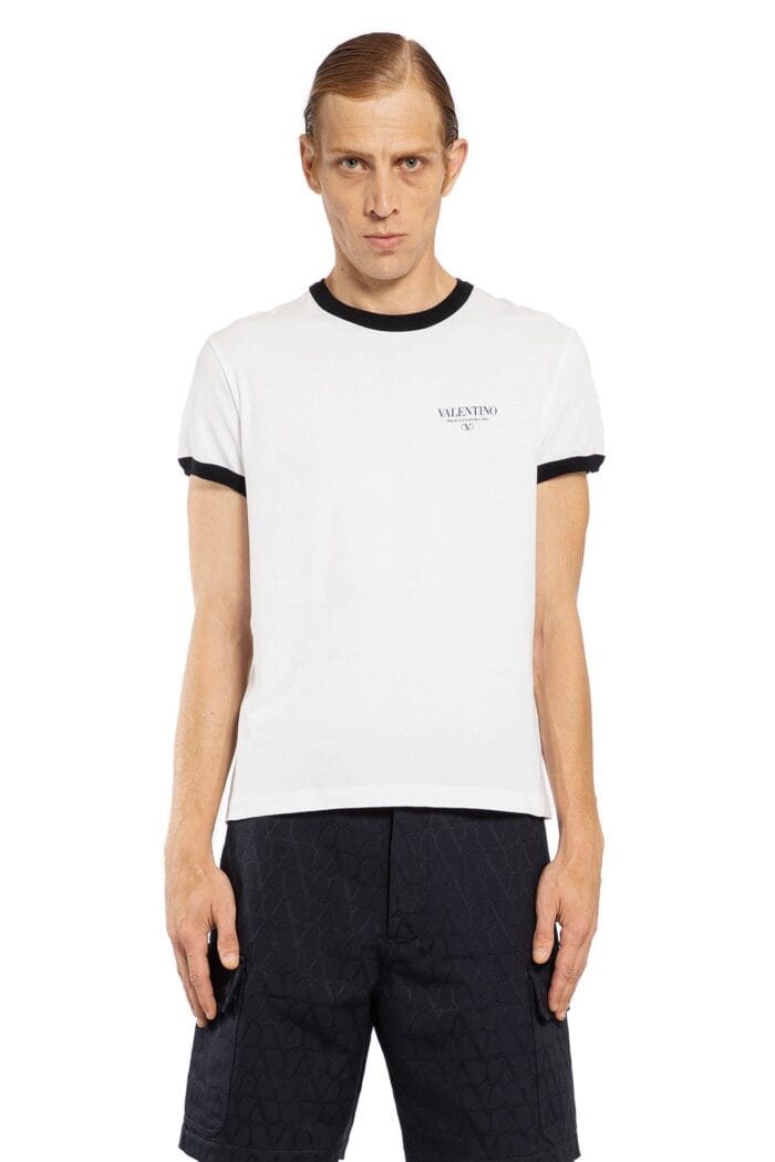 VALENTINO Ringer Logo T-shirt