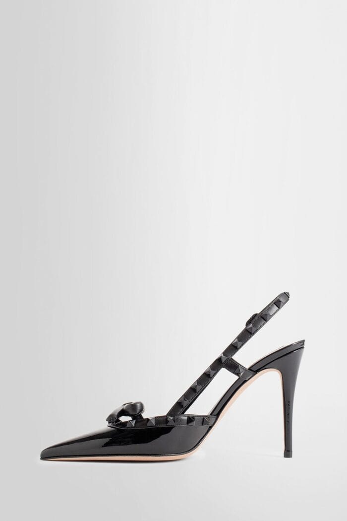 valentino rockstud bow slingback pumps VALENTINO Rockstud Bow Slingback Pumps